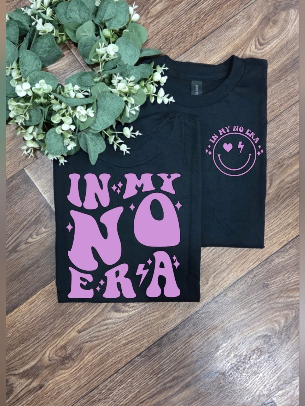 Funny Tee Shirt "In My No Era" Trendy Momlife Humor Shirt
